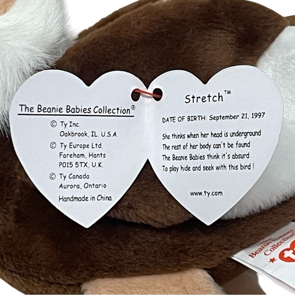 TY Beanie Baby – STRETCH 1997 the Ostrich (6.5 in) - Picture 3 of 5